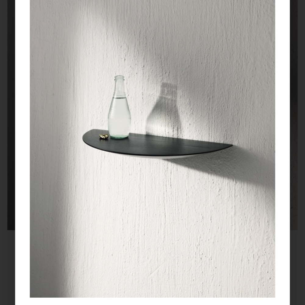Gridy Fungi shelf black medium ash